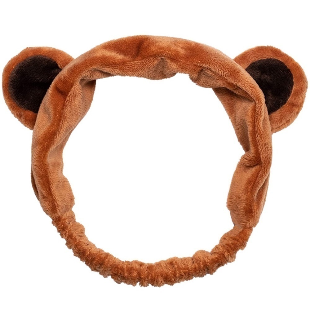 🌺 I Dew Care Brown Bear Super Soft Headband NIB